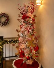 Cargar imagen en el visor de la galería, Arbolito Navideño en Renta – Estilo Merry & Bright Gingerbread Candy Slim