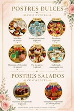 Cargar imagen en el visor de la galería, Lista de postres

