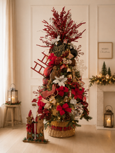 Cargar imagen en el visor de la galería, Arbolito Navideño en Renta – Estilo Noel Clásico
