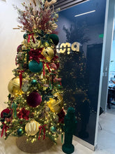 Cargar imagen en el visor de la galería, Arbolito Navideño en Renta – Estilo Jingle Bell Dorado
