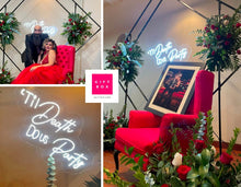 Cargar imagen en el visor de la galería, Backdrop Neon: Backdrop:  'Til Death DO US Party
